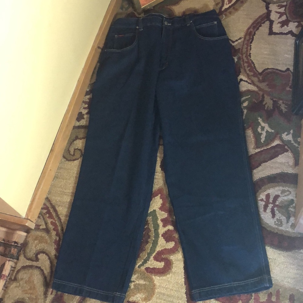 ❌sold❌Vintage 90’s FUBU The Collection Carpenter Jeans sz 40 XL 34 Deadstock NEW - Picture 6 of 16